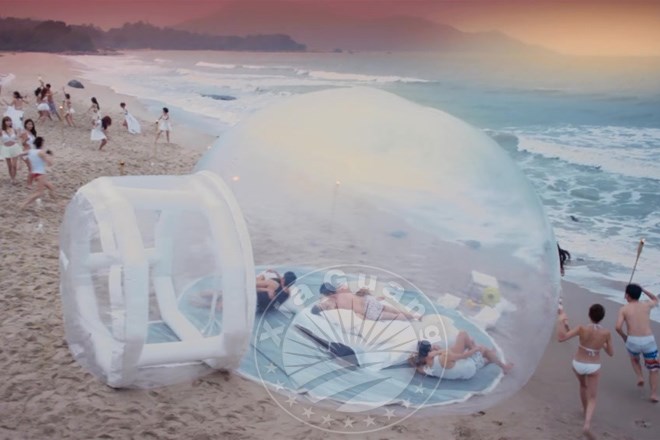 电白充气球形帐篷